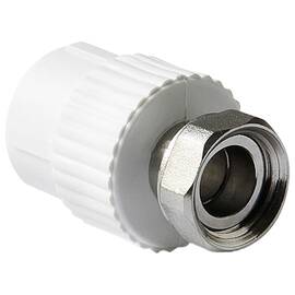 Муфта TEBO сер. PP-R с накидной гайкой 20x1/2" (50/300), арт. 031021701, фото 