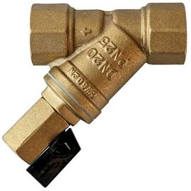 Фильтр сетчатый РИДАН FVR-DR DN50 PN25 со сливным краном, фото 