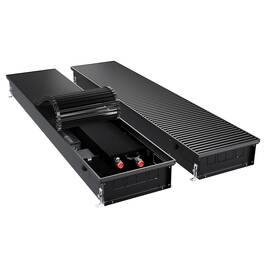 Конвектор внутрипольный Royal Thermo ATRIUM TURBO-110/300/2300-DG-U-BL, фото 