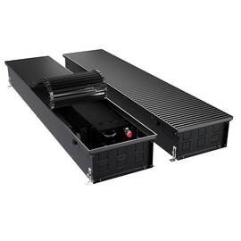 Конвектор внутрипольный Royal Thermo ATRIUM TURBO-150/300/1900-DG-U-BL, фото 