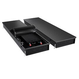 Конвектор внутрипольный Royal Thermo ATRIUM TURBO-110/400/2600-DG-U-BL, фото 