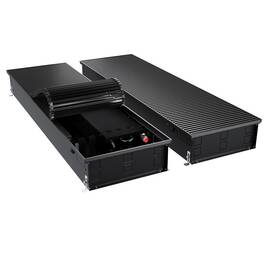 Конвектор внутрипольный Royal Thermo ATRIUM TURBO-150/400/1800-DG-U-BL, фото 