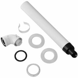 Комплект труб Vaillant базовый d 80/125 PP для подключения к дымоходу d 80 в шахте, фото 