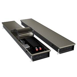 Конвектор внутрипольный Royal Thermo ATRIUM TURBO-90/250/2900-DG-U-DB, фото 