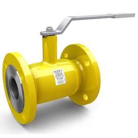 Кран шаровой стальной фланцевый LD Gas Ду100/80 Ру16 неполнопроходной, фото 