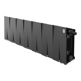 Радиатор биметаллический Royal Thermo PianoForte 200 Чёрный VR80- 14 секц., фото 