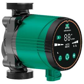 Насос PUMPMAN циркуляционный NEWSTAR25/6-130 (част.,автонастр.,3-35Вт,6м,55л/мин130мм,гайки и каб.), фото 