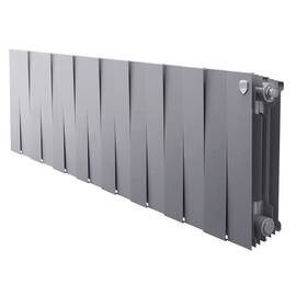Радиатор биметаллический Royal Thermo PianoForte 300 Серебристый - 16 секц., фото 