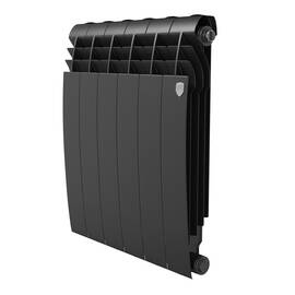 Радиатор биметаллический Royal Thermo BILINER B 500 Чёрный - 6 секц., фото 