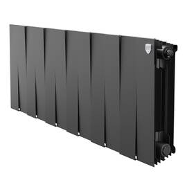 Радиатор биметаллический Royal Thermo PianoForte 300 Чёрный - 12 секц., фото 
