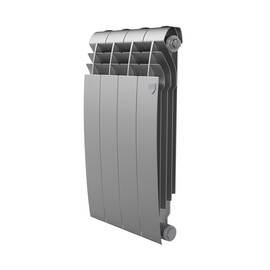 Радиатор биметаллический Royal Thermo BILINER B 500 Серебристый - 4 секц., фото 