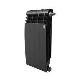 Радиатор биметаллический Royal Thermo BILINER B 500 Чёрный - 4 секц., фото 