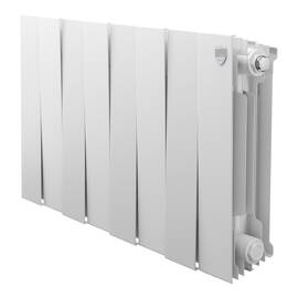 Радиатор биметаллический Royal Thermo PianoForte 300 Белый - 8 секц., фото 