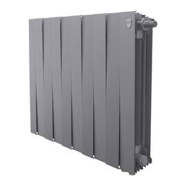 Радиатор биметаллический Royal Thermo PianoForte 500 Серебристый VR80 - 10 секц., фото 