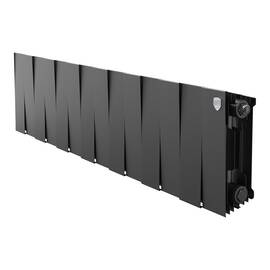 Радиатор биметаллический Royal Thermo PianoForte 200 Чёрный- 14 секц., фото 