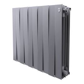 Радиатор биметаллический Royal Thermo PianoForte 500 Серебристый - 10 секц., фото 