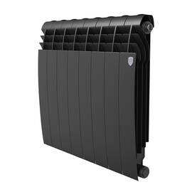 Радиатор биметаллический Royal Thermo BILINER B 500 Чёрный - 8 секц., фото 