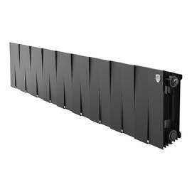 Радиатор биметаллический Royal Thermo PianoForte 200 Чёрный - 18 секц., фото 