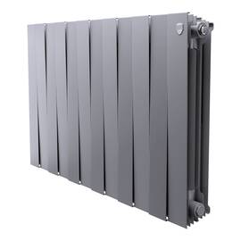 Радиатор биметаллический Royal Thermo PianoForte 500 Серебристый - 12 секц., фото 