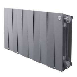 Радиатор биметаллический Royal Thermo PianoForte 300 Серебристый - 10 секц., фото 