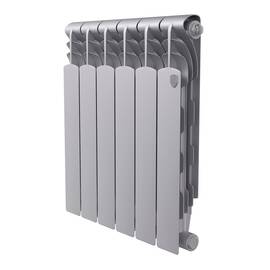 Радиатор биметаллический Royal Thermo Revolution B 500 Серебристый – 6 секц., фото 