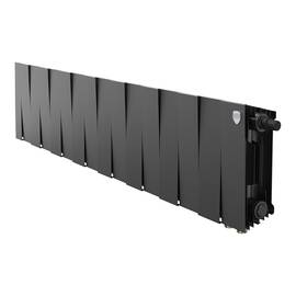 Радиатор биметаллический Royal Thermo PianoForte 200 Чёрный VR80- 16 секц., фото 
