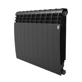 Радиатор биметаллический Royal Thermo BILINER B 500 Чёрный - 10 секц., фото 