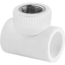 Тройник TEBO бел. PP-R комб. 32х1/2" ВР (10/70), арт. 030043306, фото 