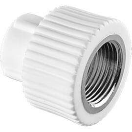 Муфта TEBO бел. PP-R комбинированная 20x3/4" ВР (25/200), арт. 030023403, фото 