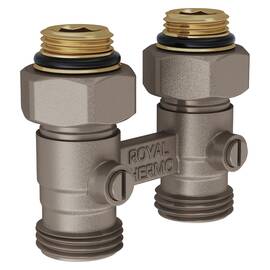 Узел нижнего подключения Royal Thermo прямой 1/2"х3/4"EK RTE 07.00001А, фото 