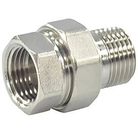 Соединитель SantechSystems лат "американка" Ду32 м/р никель, фото 