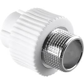Муфта TEBO бел. PP-R комбинированная 20х3/4" НР (20/180), арт. 030023603, фото 