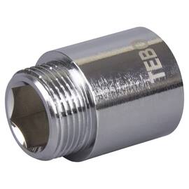УдлинительTEBO хромированный ВН/НАР 1/2"x70 мм (18/144), фото 