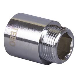 Удлинитель TEBO хромированный ВР/НР 1/2"x20 мм (48/384), фото 