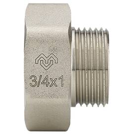 Переходник Varmega ВР-НР под ключ 1" x 3/4", никелированный, фото 
