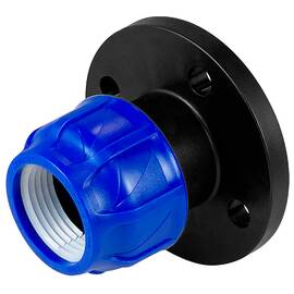 Соединение VALFEX фланцевое компрессионное ПЭ Дн63х2" Ру16 1210012763200, фото 