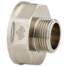 Переходник Varmega ВР-НР под ключ 1" x 1/2", никелированный, фото 