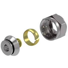Фитинг коллекторный Royal Thermo 16х2,2 мм "евроконус", 3/4", фото 