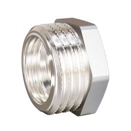 Футорка латунная LD Pride DN50х32 (2"НР х 1 1/4" ВР) латунь ник бир, фото 
