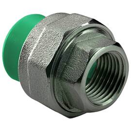 Муфта комбинир. раз. растр. ПП AntiFire D32-1 1/4"ВР Green, фото 