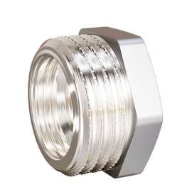 Футорка латунная LD LD Pride DN40х32 (1 1/2"НР х 1 1/4" ВР) лат ник БЕ, фото 