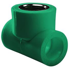 Тройник комбинир. ПП AntiFire D32х1/2"х32 ВР Green 034113, фото 