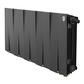 Радиатор биметаллический Royal Thermo PianoForte 300 Белый VL80 - 10 секц., фото 