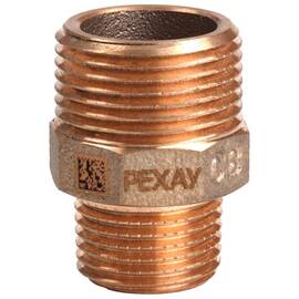 Ниппель бронзовый РЕХАУ AURLINE редукционный R3/4" x R1/2", RX+, фото 