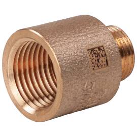 Переходник бронзовый РЕХАУ AURLINE круглый R3/8" x Rp1/2", RX+, фото 