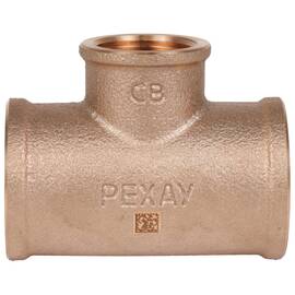 Тройник бронзовый РЕХАУ AURLINE редукционный Rp1" x Rp3/4" x Rp1", RX+, фото 