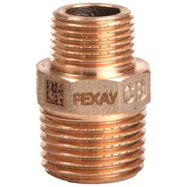 Ниппель бронзовый РЕХАУ AURLINE редукционный R1/2" x R3/8", RX+, фото 