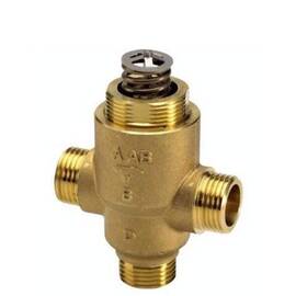 Клапан VZ3 трехходовой Ду 15, Ру 16, Kvs 0,63 м3/ч, н/р, Т=120 °С, латунь, ход штока 5,5 мм, фото 