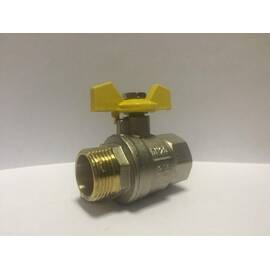 Кран шаровый TERMA-R ГАЗ 1/2", в-н, бант (30563), фото 