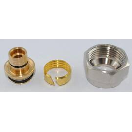 Комплект фитингов для полимерных труб, диаметр трубы 17x2 мм, внутренняя резьба, G ¾, фото 